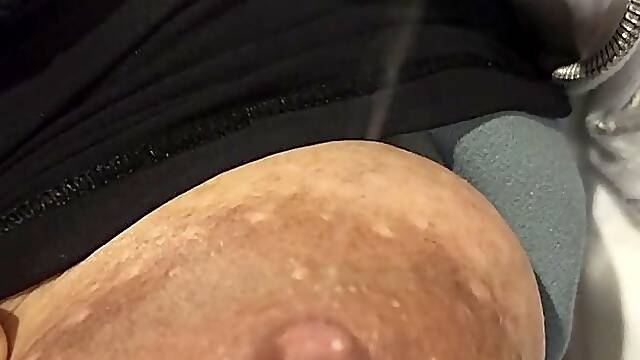 Auto Lactation on Cock and Milk Spraying