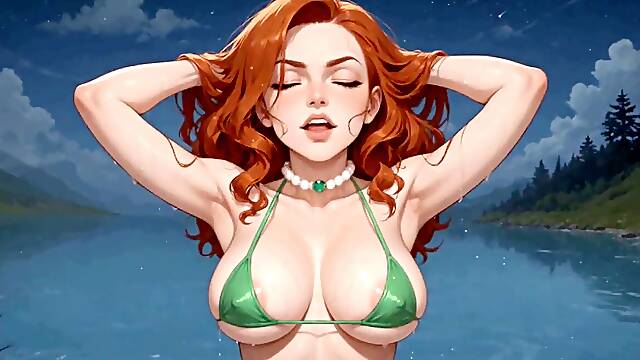 Moonripple Lake: bf Lets His girl Get bare-breasted On The Beach So He Can Watch Her WIth Bunch Of People