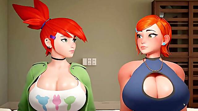 building Days TABOO hentai Game Ep.6 flashing my GIANT COCK to STEPSIS at the GYM !