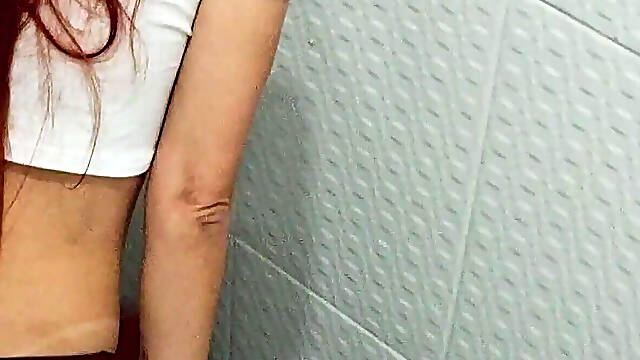 Fucked in a Bar Bathroom by a Stranger Without a Condom!