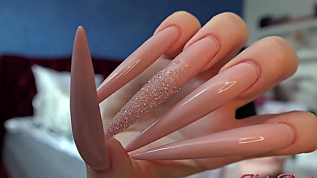 Pink Sparkly Nails Worship