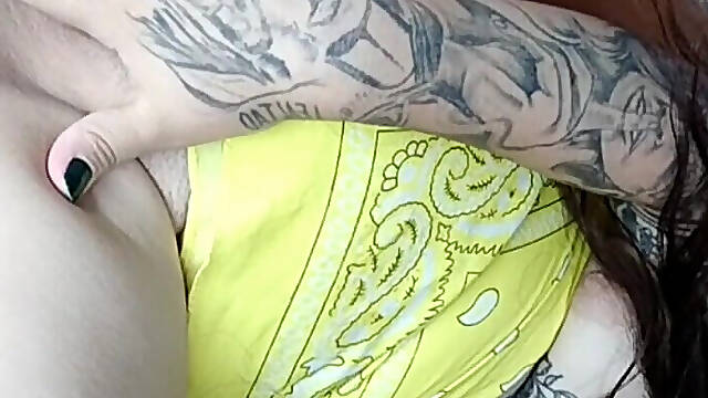 Mature Woman Touches Herself