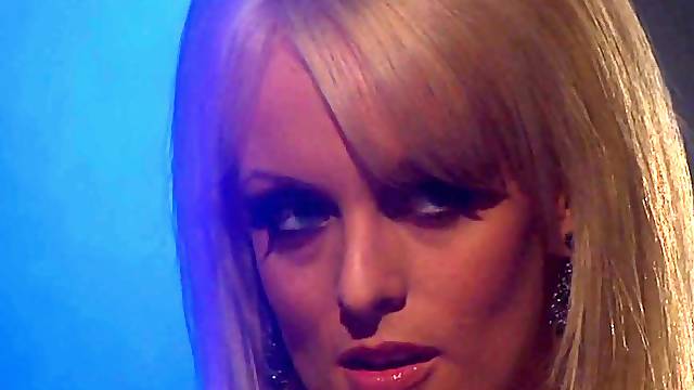 Stormy Daniels with big boobs moans while receiving an orgasm